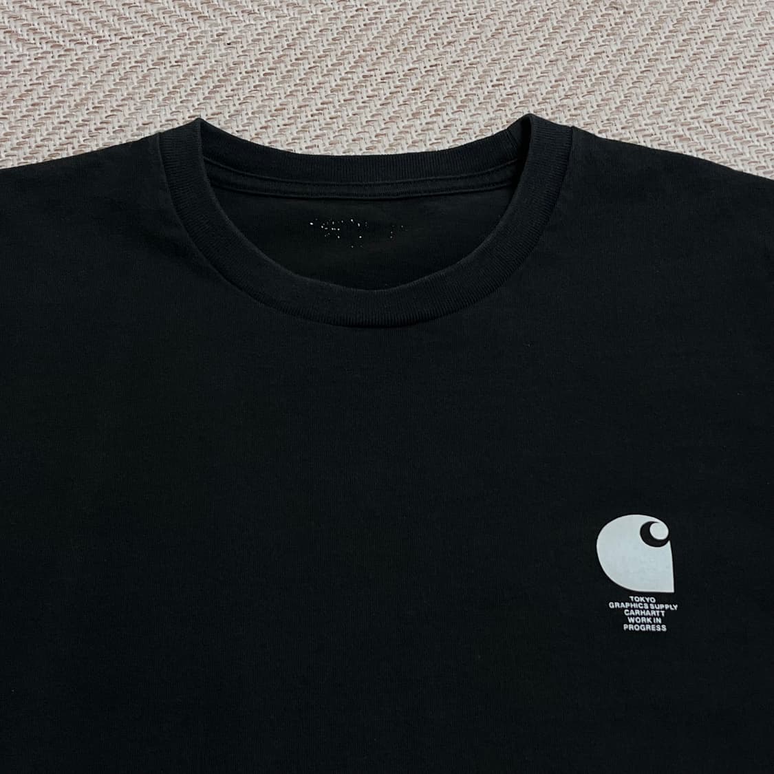 [정품] 칼하트 블랙 뒷빅로고 긴팔티 [ 실확 ] 상품이미지3