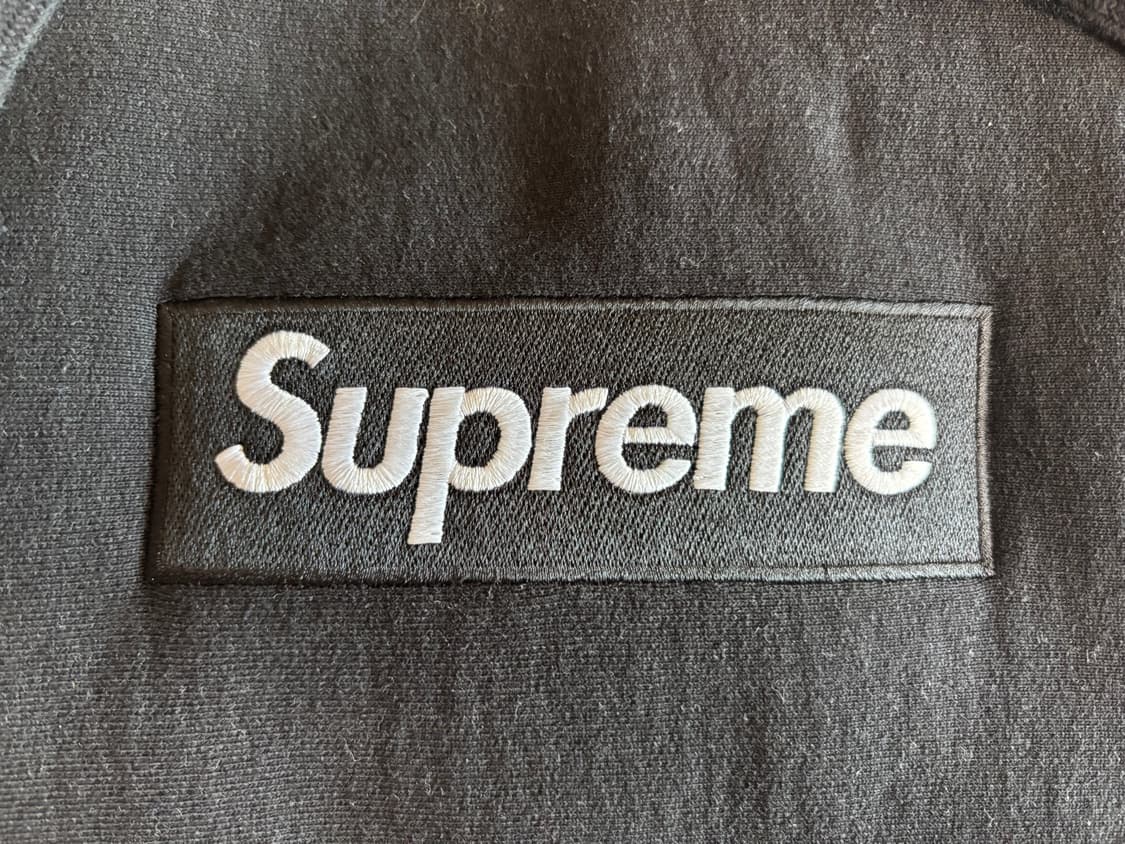 [M]16FW 슈프림 박스로고 후드 검흰 상품이미지3