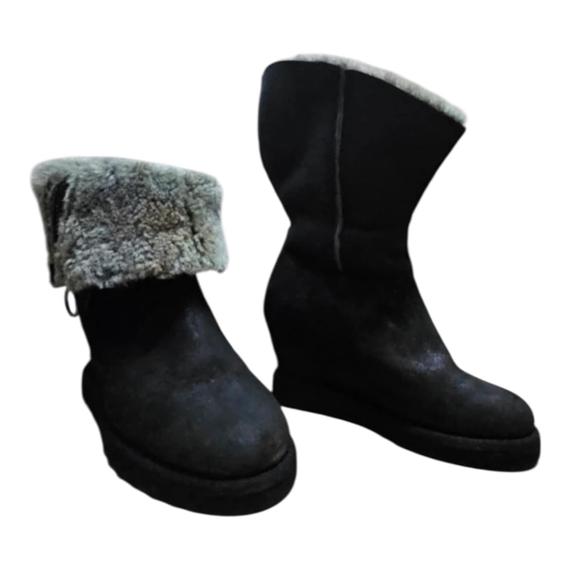 Ash 퍼 웨지 부츠 38 상품이미지2