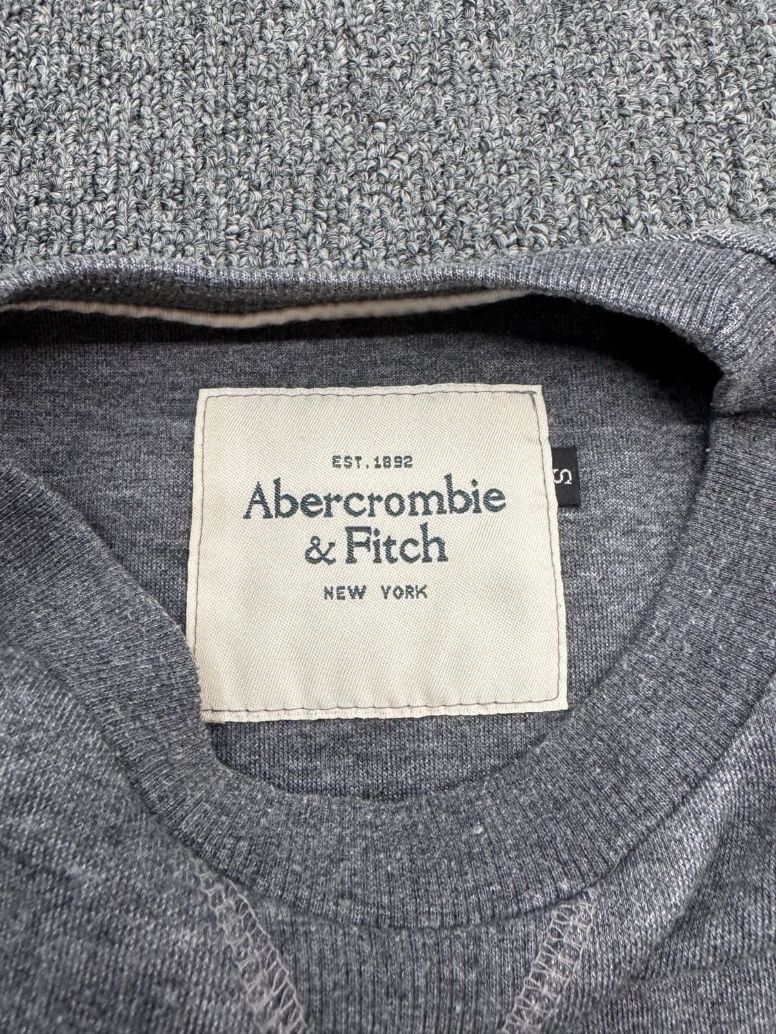 S)아베크롬비 빈티지 사이드 패치 포인트 스웻 셔츠 상품이미지4