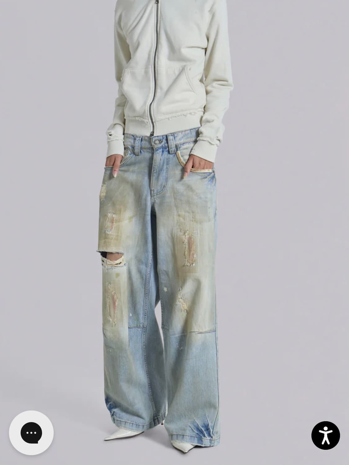 Jaded London 데님 상품이미지3