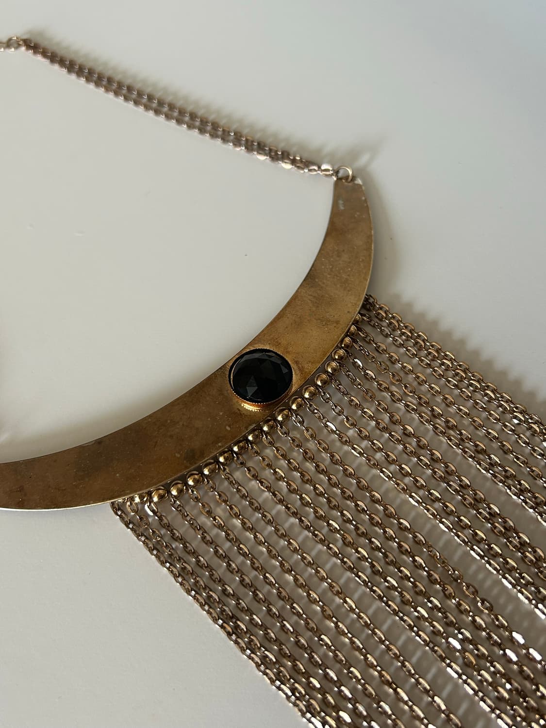 보헤미안 골드 태슬 목걸이 상품이미지1