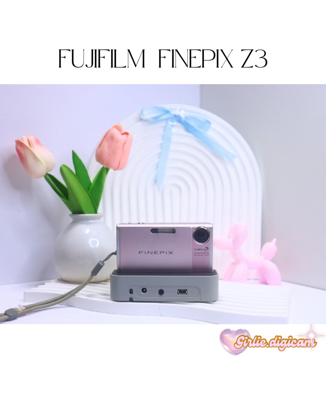 💗핑크디카+충전도크구성💗 후지필름 파인픽스 Z3  finepix 상품이미지1