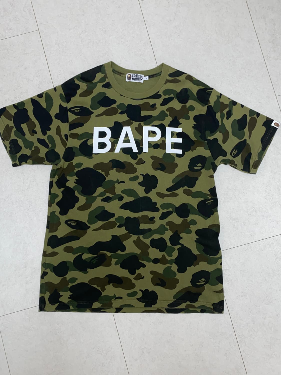 베이프 카모 반팔티 상품이미지1