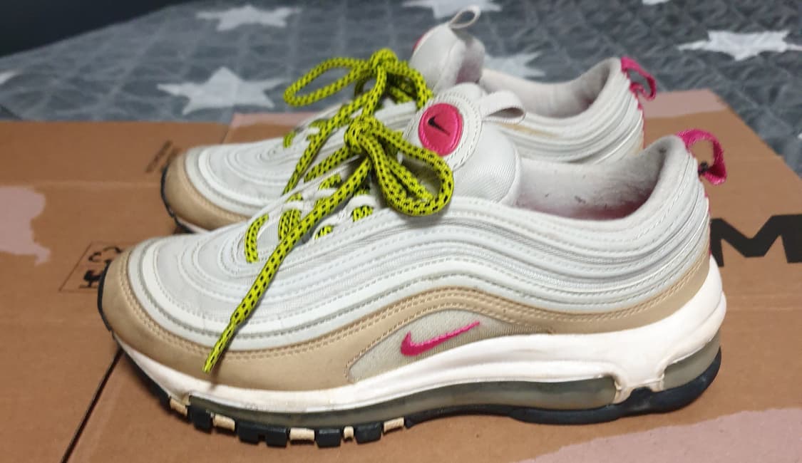 나이키 에어맥스97 라이트본 머쉬룸 핑크 스니커즈 (230) 상품이미지3