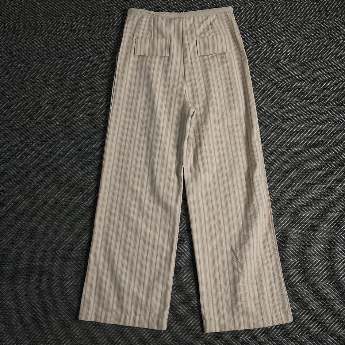 빈티지 스트라이프 와이드핏 우븐 트랙팬츠o 3215 상품이미지3