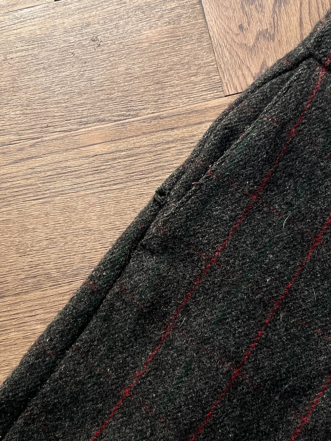 [32]70's 울리치 USA 체크 울 트라우저 팬츠 상품이미지5