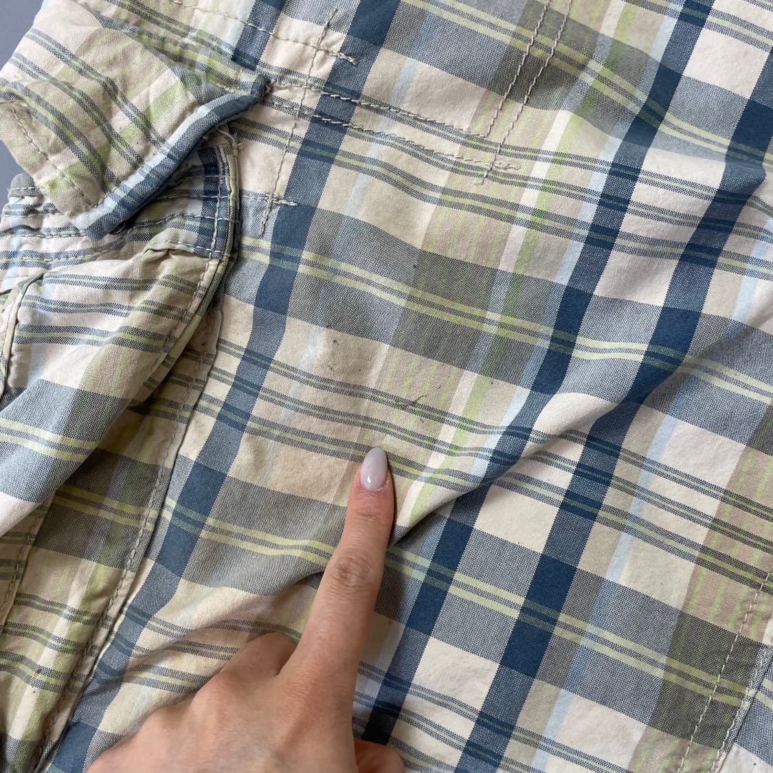 (38) 노티카 빈티지 체크 코튼 팬츠 상품이미지4