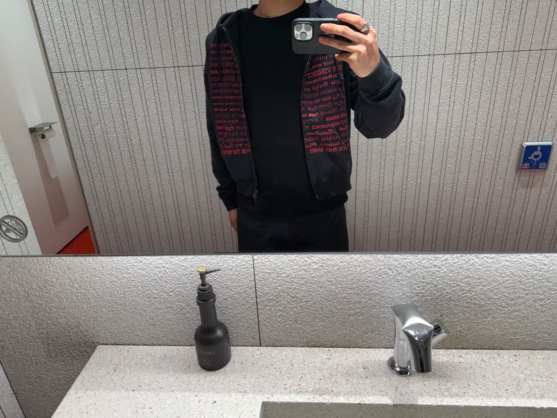 베트멍 fuck 로고 후드집업 상품이미지3