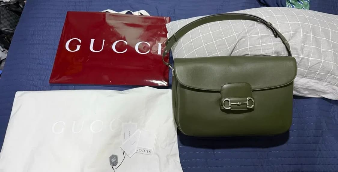 구찌 25f/W 맨즈 홀스빗 1955 라지 상품이미지4