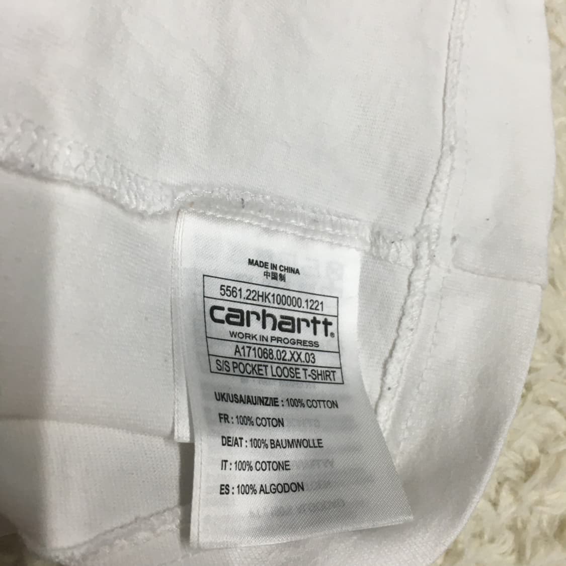 칼하트 포켓 반팔티 EE18 상품이미지4