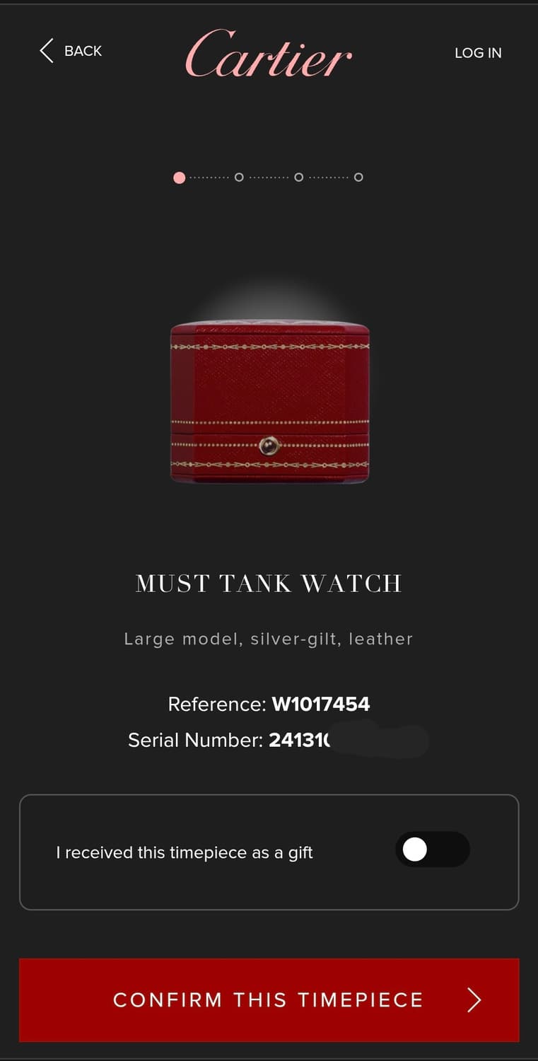 까르띠에 빈티지 탱크머스트 XL 샴페인다이얼 (정품보증서) 상품이미지7