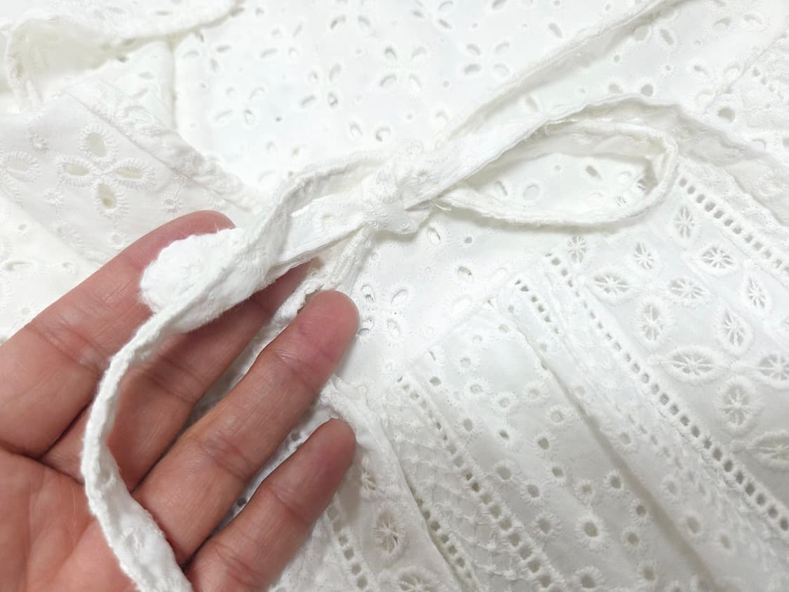 아이아이(EYEYE) 펀칭 아일렛 랩원피스 프리사이즈 상품이미지8