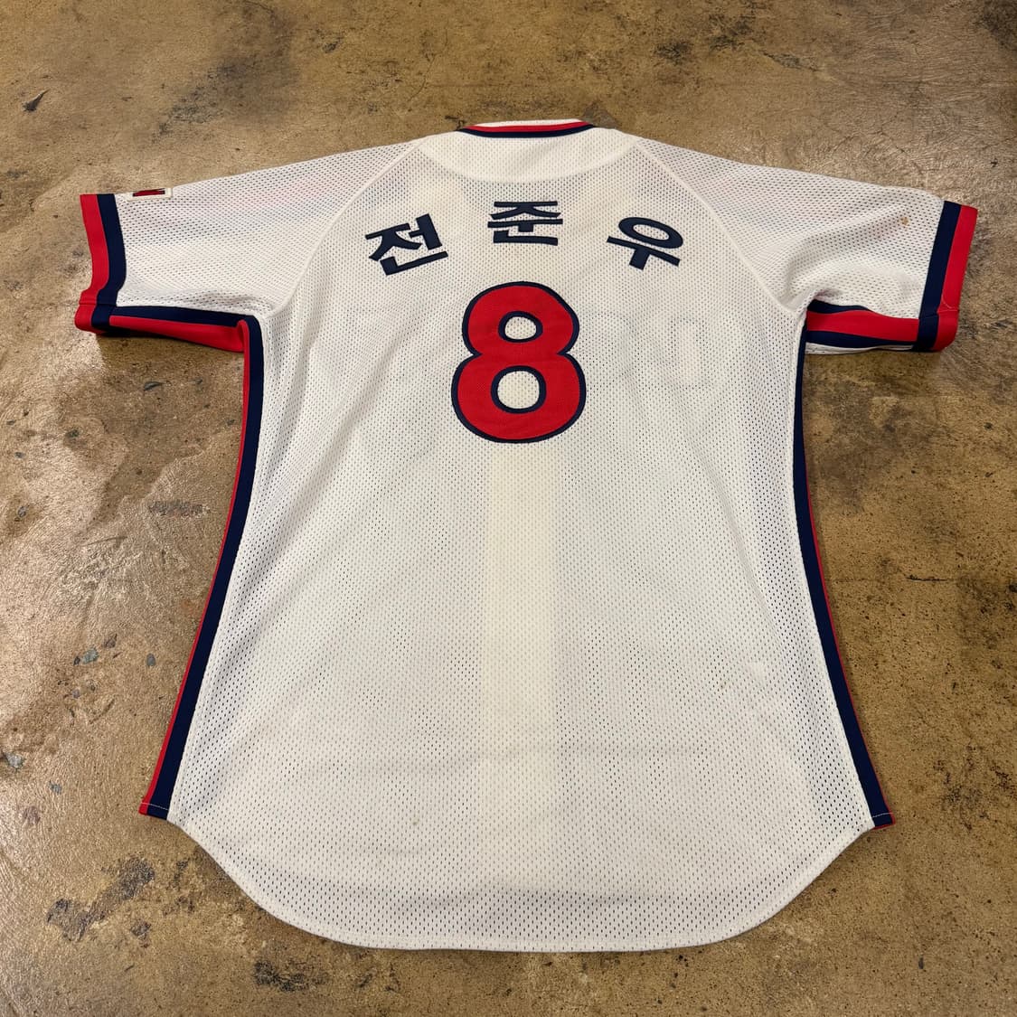 [100] 롯데 자이언츠 8번 전준우 마킹 홈 유니폼 b10 상품이미지3