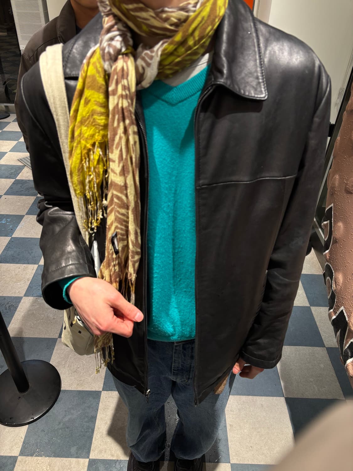 vtg lambskin single jacket 상품이미지1