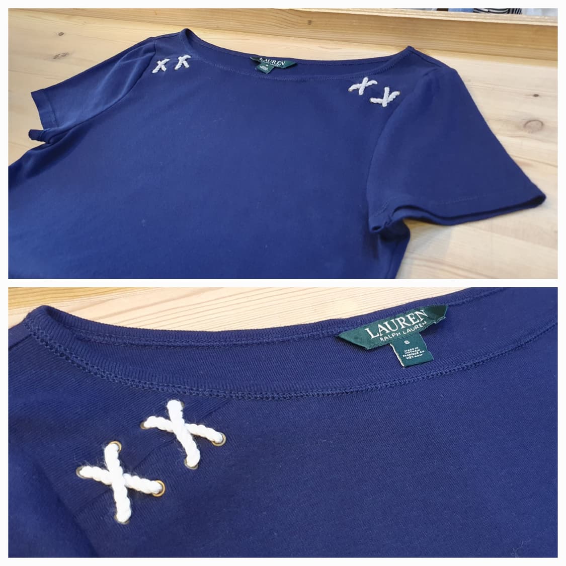 55.랄프로렌 와이드라운드 반팔티 상품이미지3