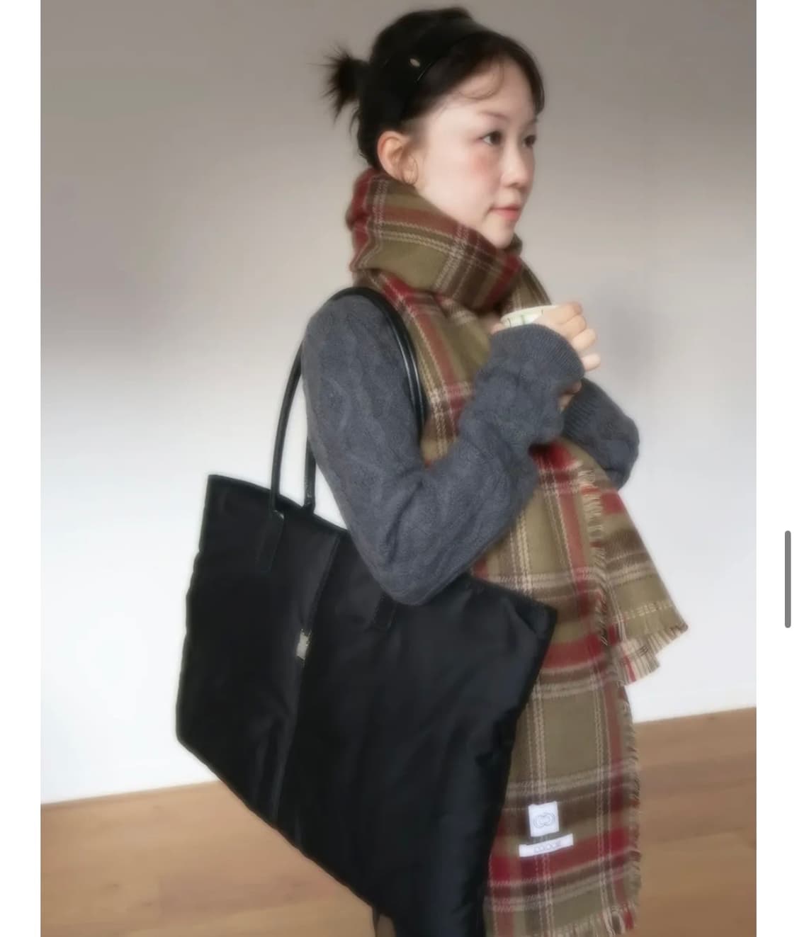 콜로신스 머플러 카키 상품이미지2