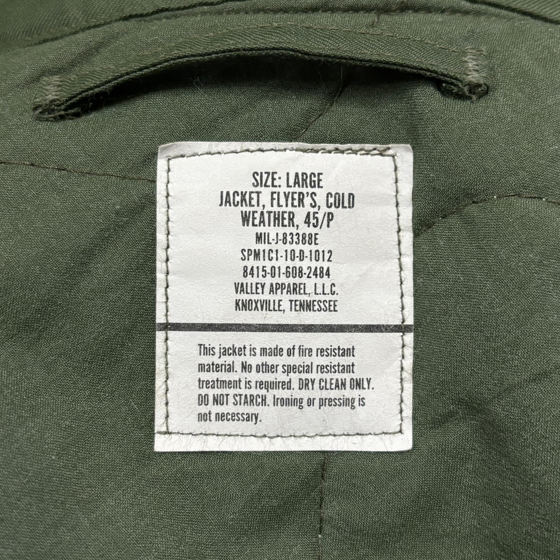 00s 오리지널 cwu-45p 플라이트 자켓 무광 상품이미지3