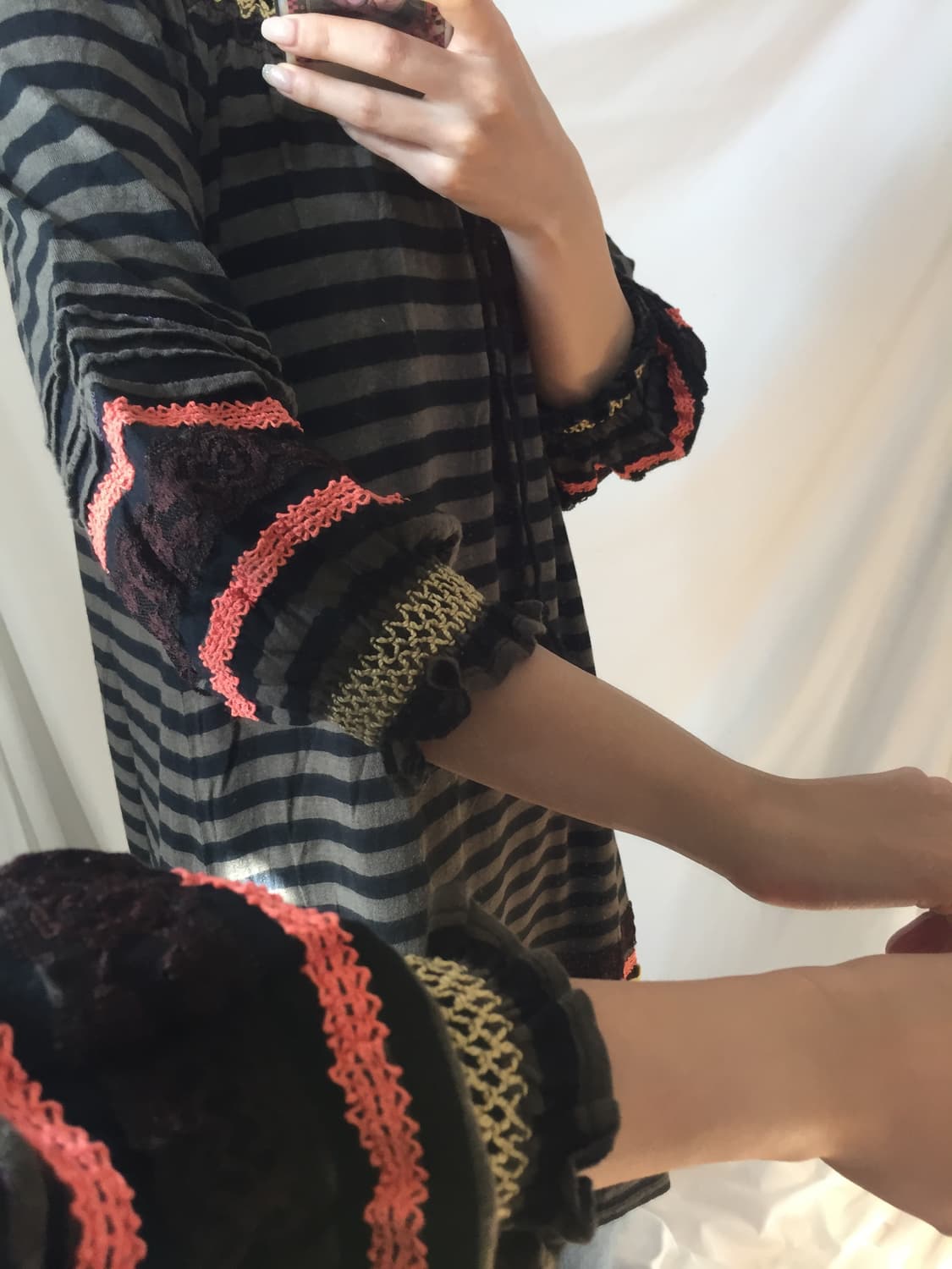 모리걸 하구미 레이어드 원피스 상품이미지7