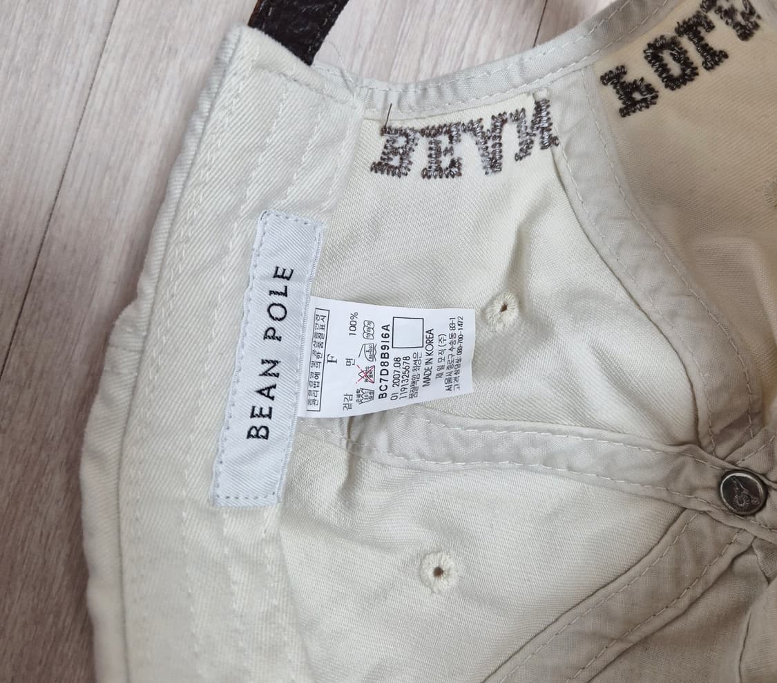 빈폴 가죽 스트랩 볼캡 모자 상품이미지3