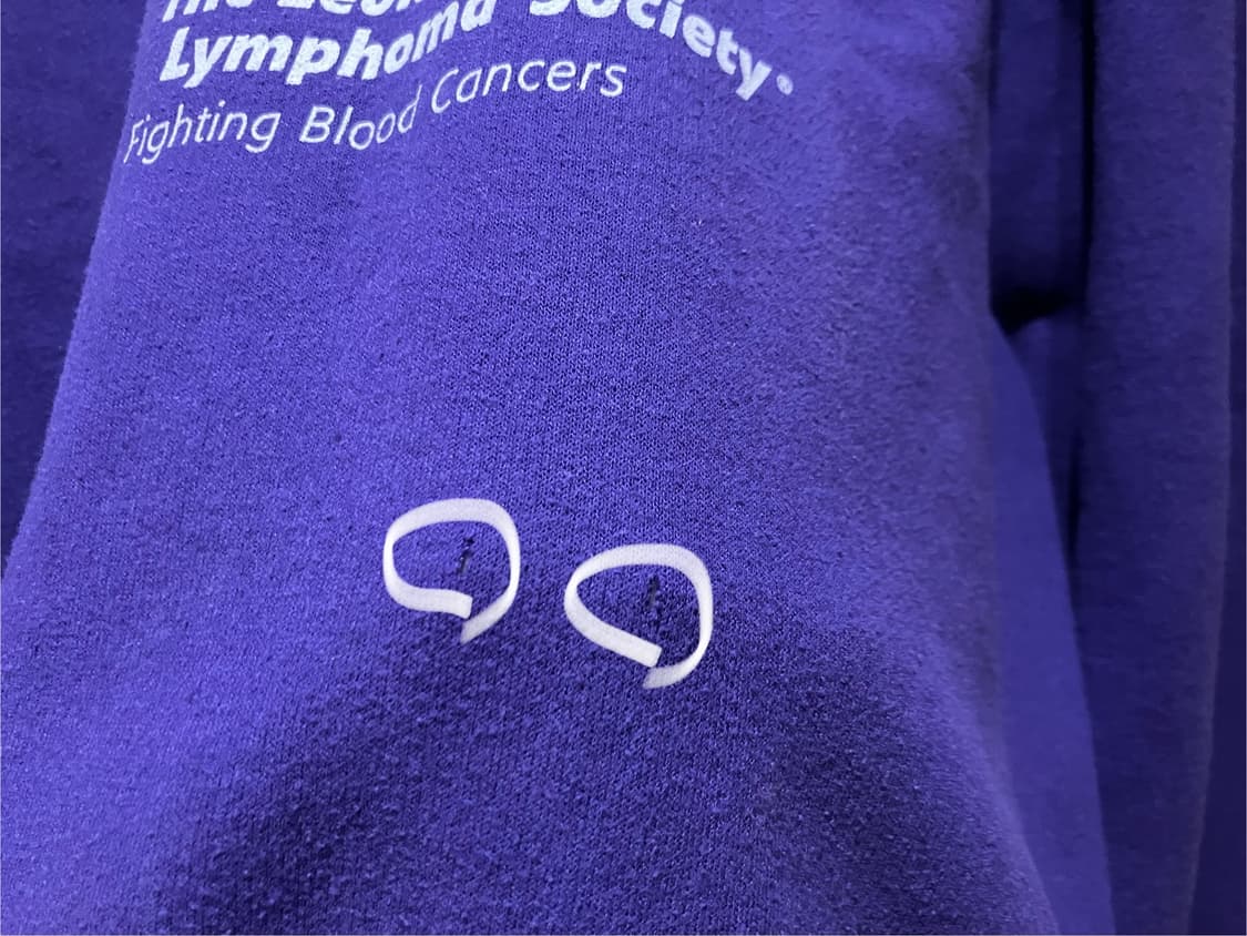 JERZEES 저지스 50/50 퍼플 스웻셔츠 빈티지 러셀 상품이미지3