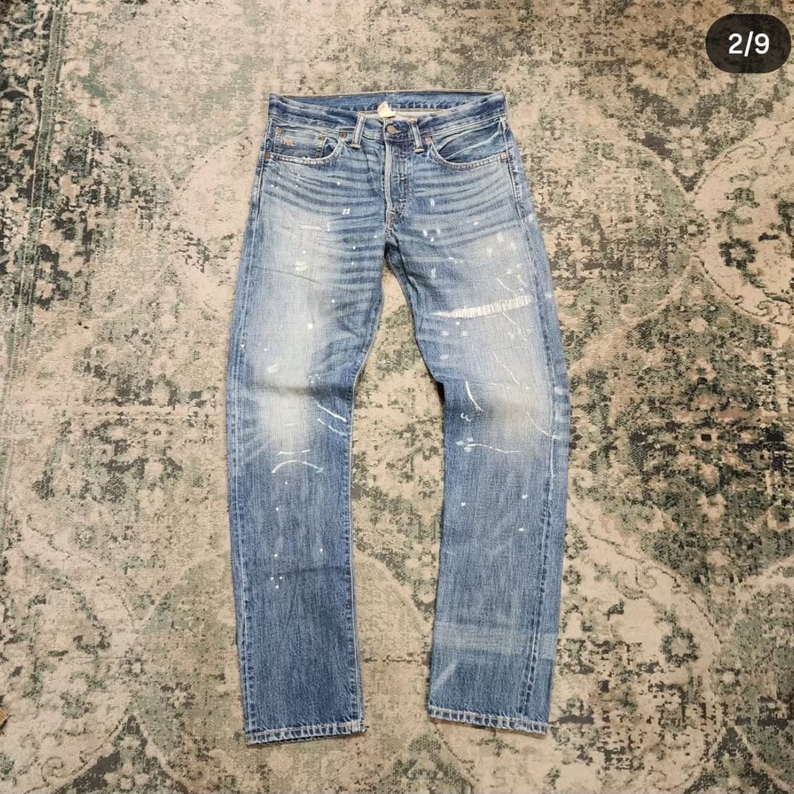 RRL 슬림스트레이트 더티진 상품이미지3