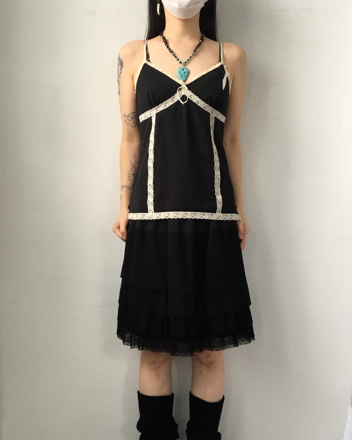 Lace point sleeveless 상품이미지6