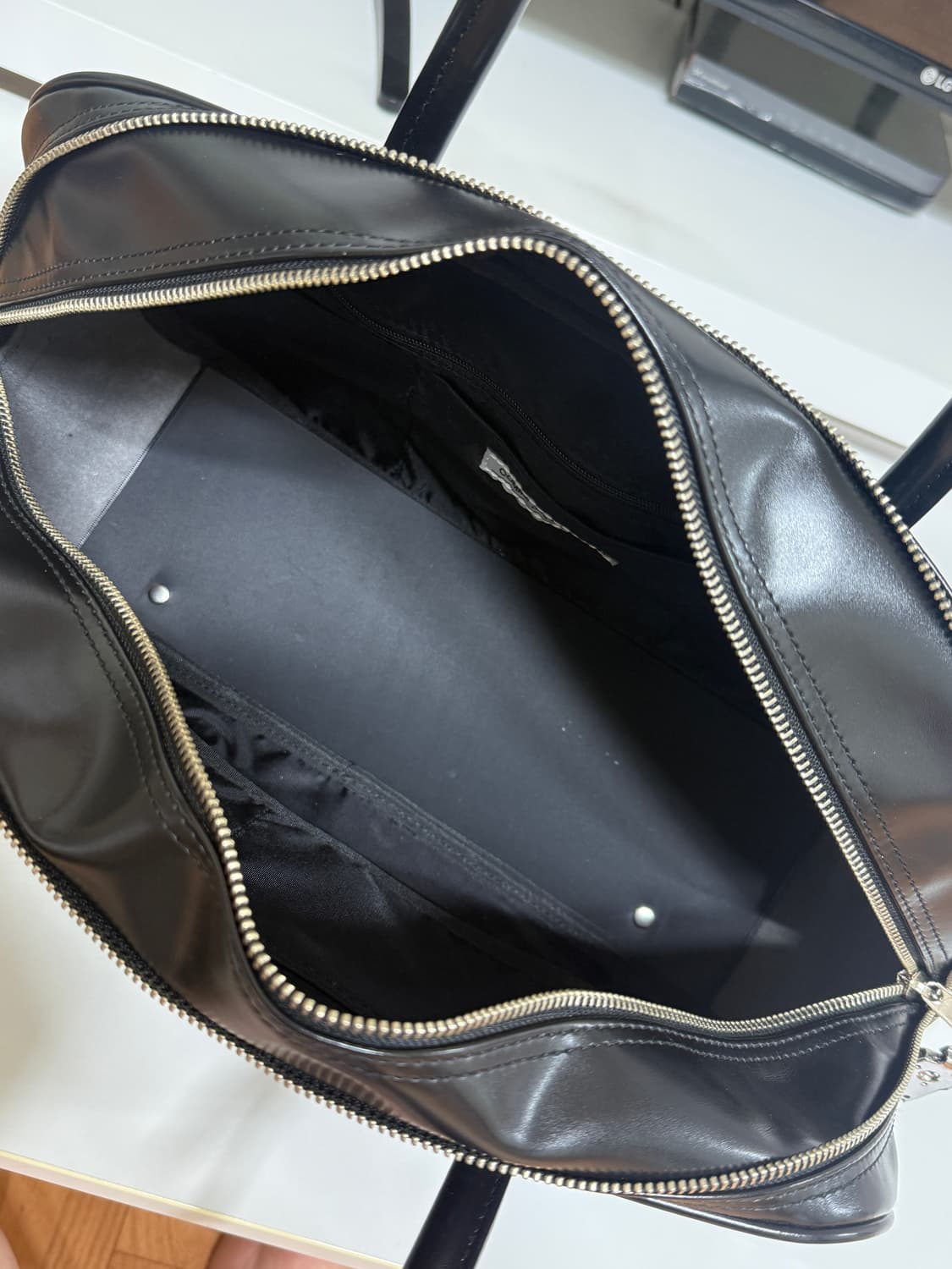 꼼데가르송 더블지퍼백 라지 상품이미지6