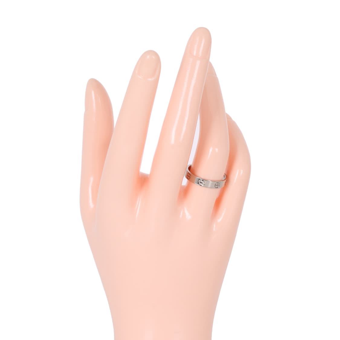 까르띠에 화이트골드 러브링 웨딩링 러브반지 18K WG 54호 상품이미지4