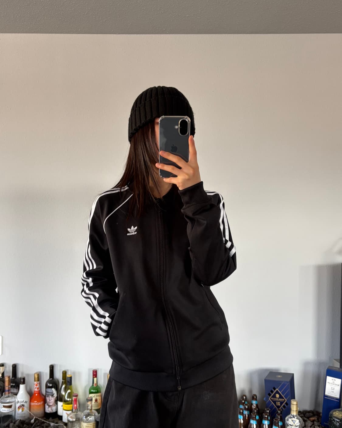 [M]아디다스 트레포일 블랙 트랙탑 져지 상품이미지1