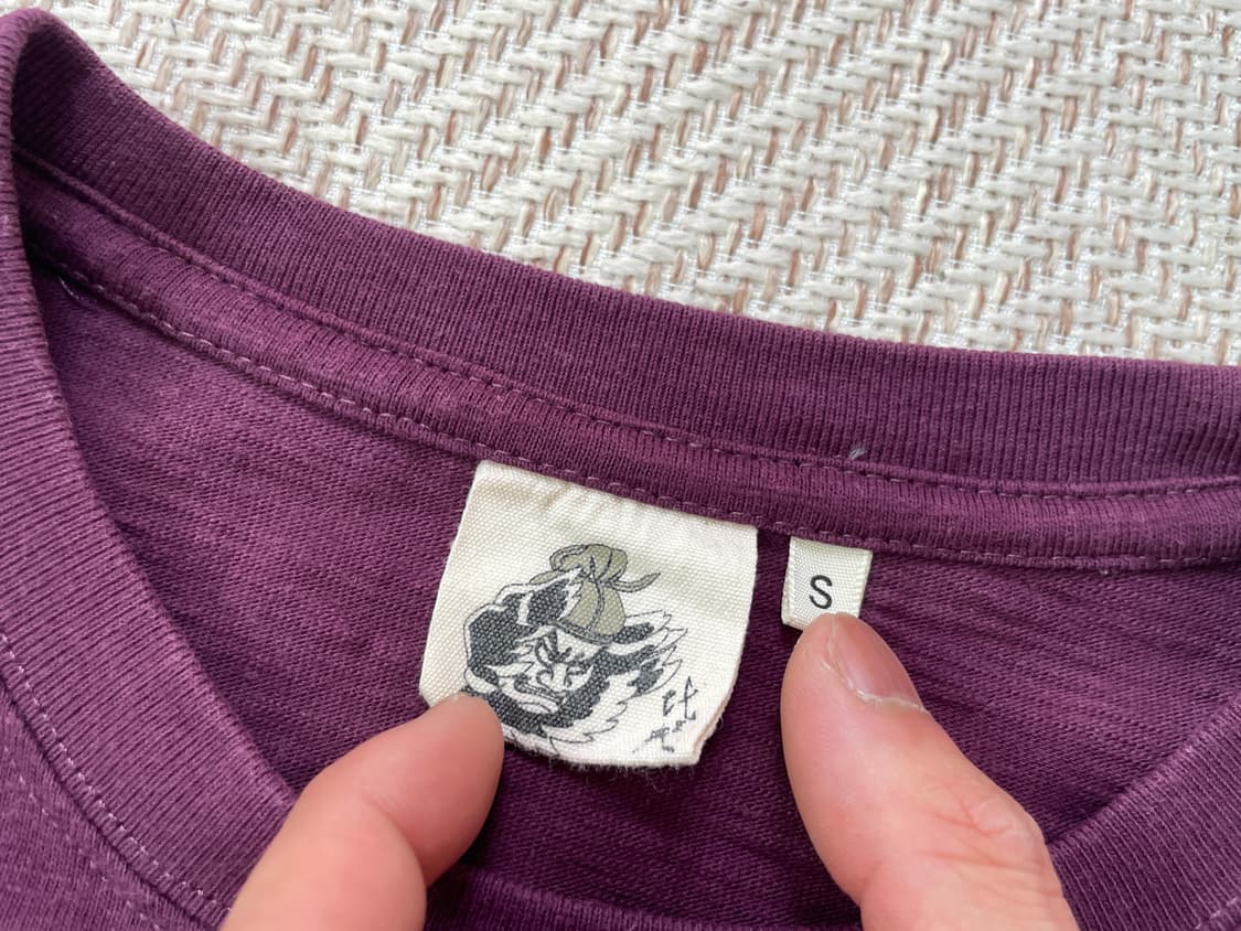 빈티지 핸드드로잉 파이럿 후크 반팔티셔츠 J04384 상품이미지4