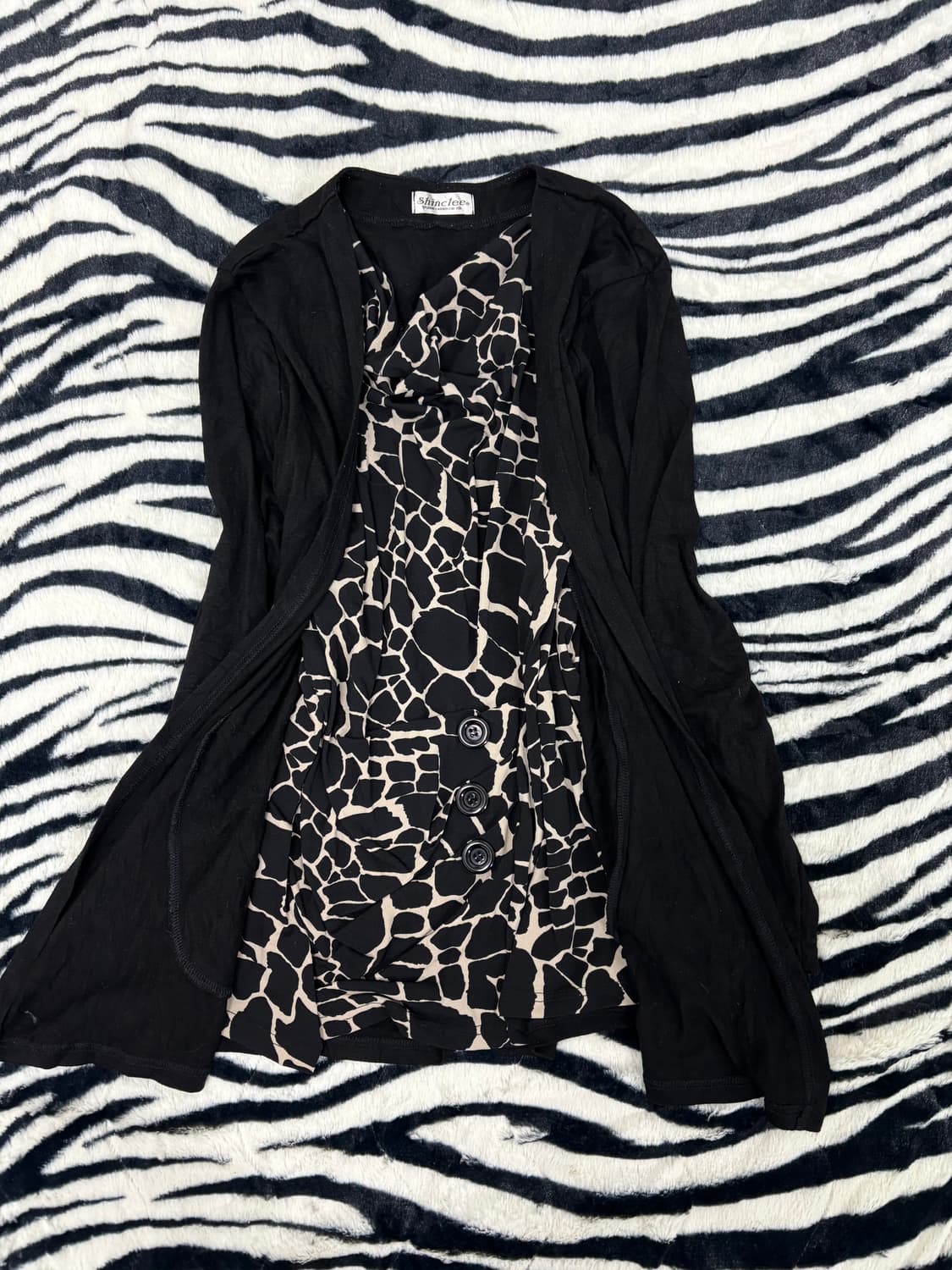 [VKEI]Rare Design Black Layered Sleeve 상품이미지1