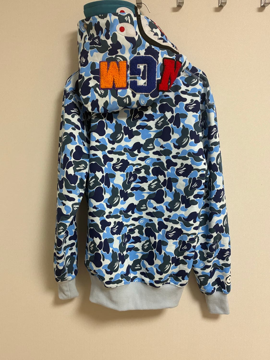 베이프 더블샤크 후드집업 XL 상품이미지2