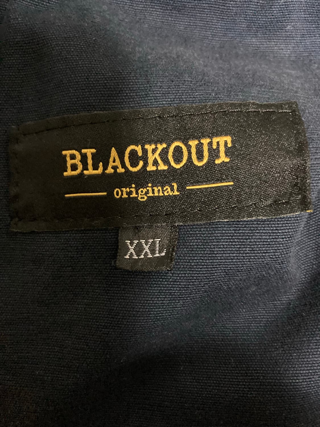 [2XL/XXL] 블랙아웃 팀 바시티 자켓 / 네이비 상품이미지3