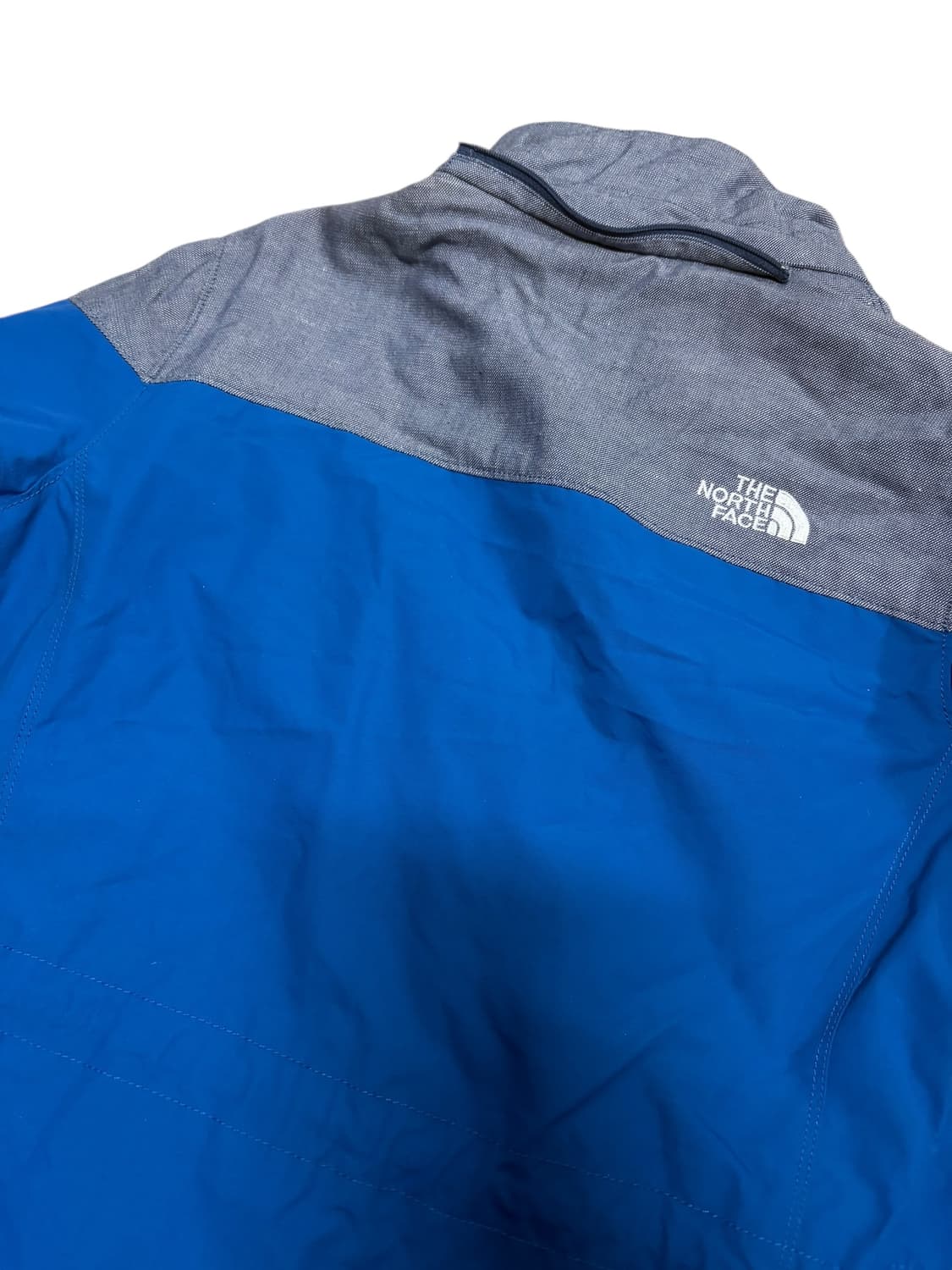 90s 빈티지 노스페이스 블루 바람막이 미디 상품이미지3