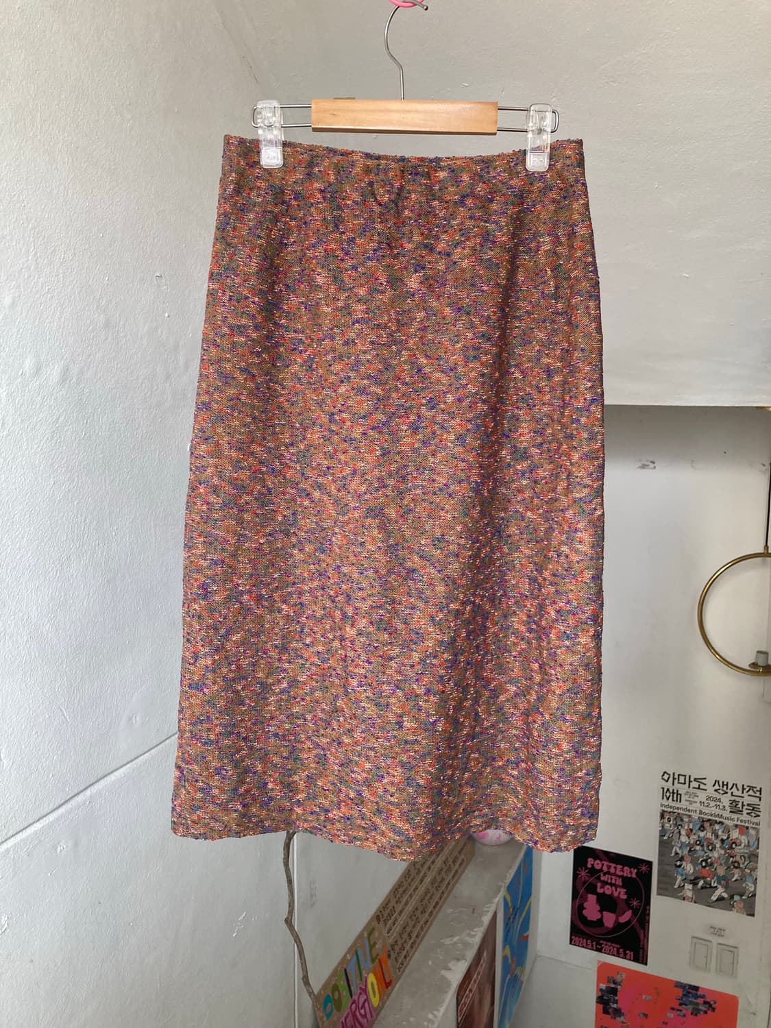 미쏘니 style 미디 레이어드 스커트 상품이미지5