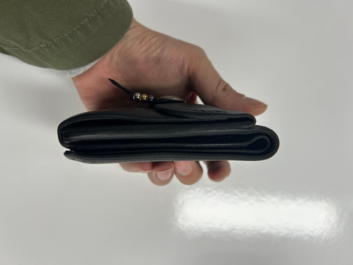 goros 고로스 새들레더 블랙 콘초 반지갑 상품이미지9