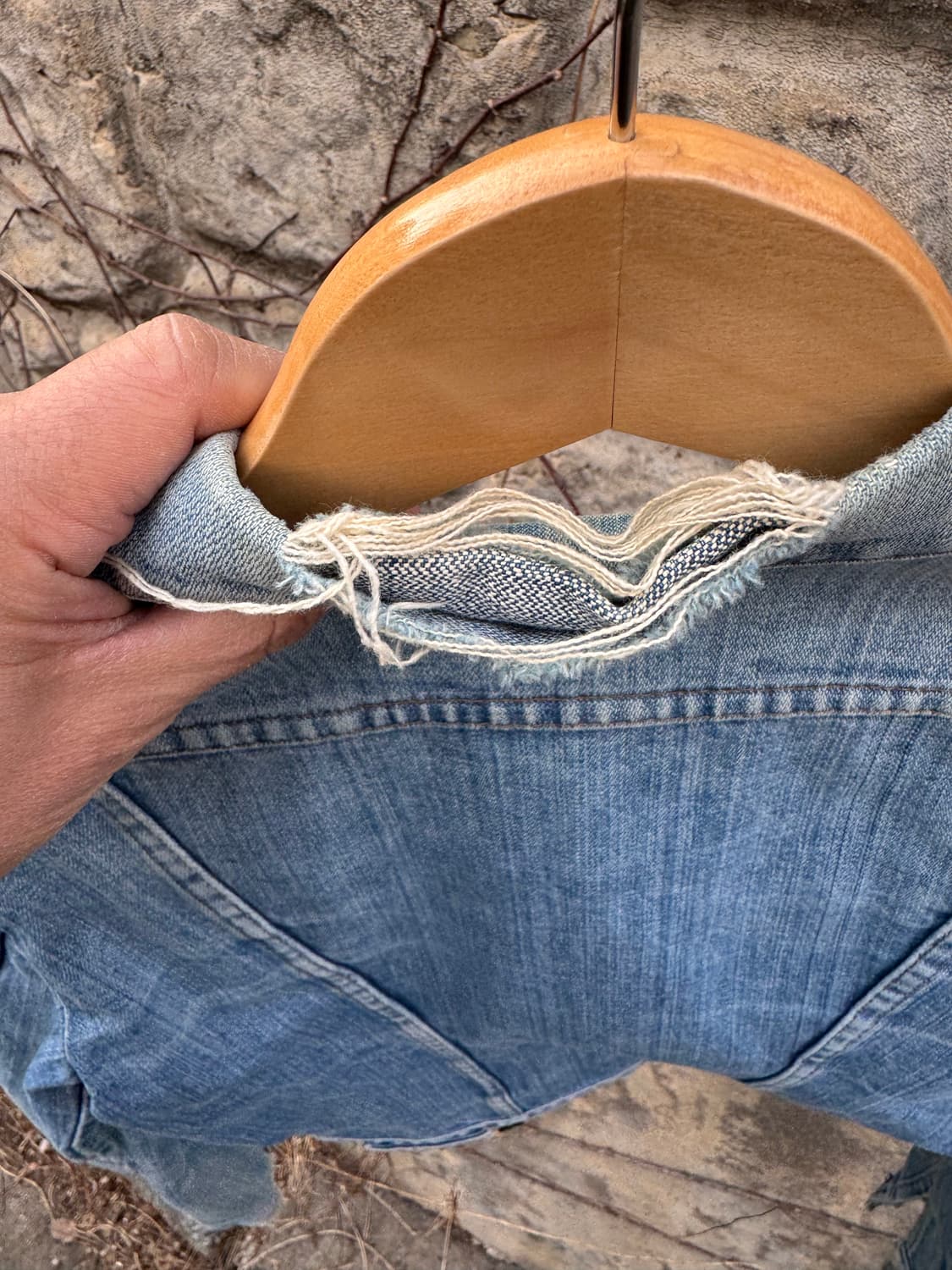 70~80s 랭글러 빈티지 웨스턴 워싱 데님 트러커 자켓 상품이미지8