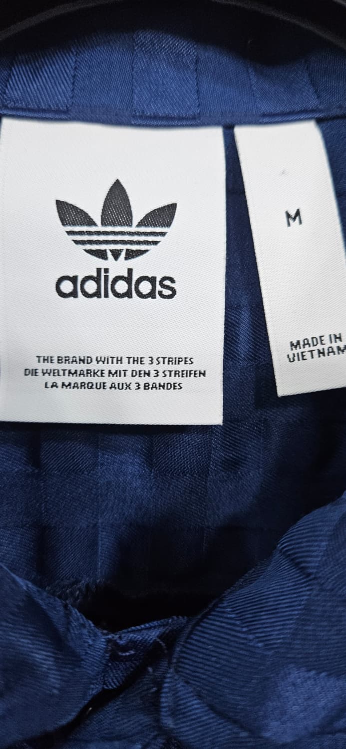 아디다스 체크 스냅 탑 네이비/화이트M 상품이미지4