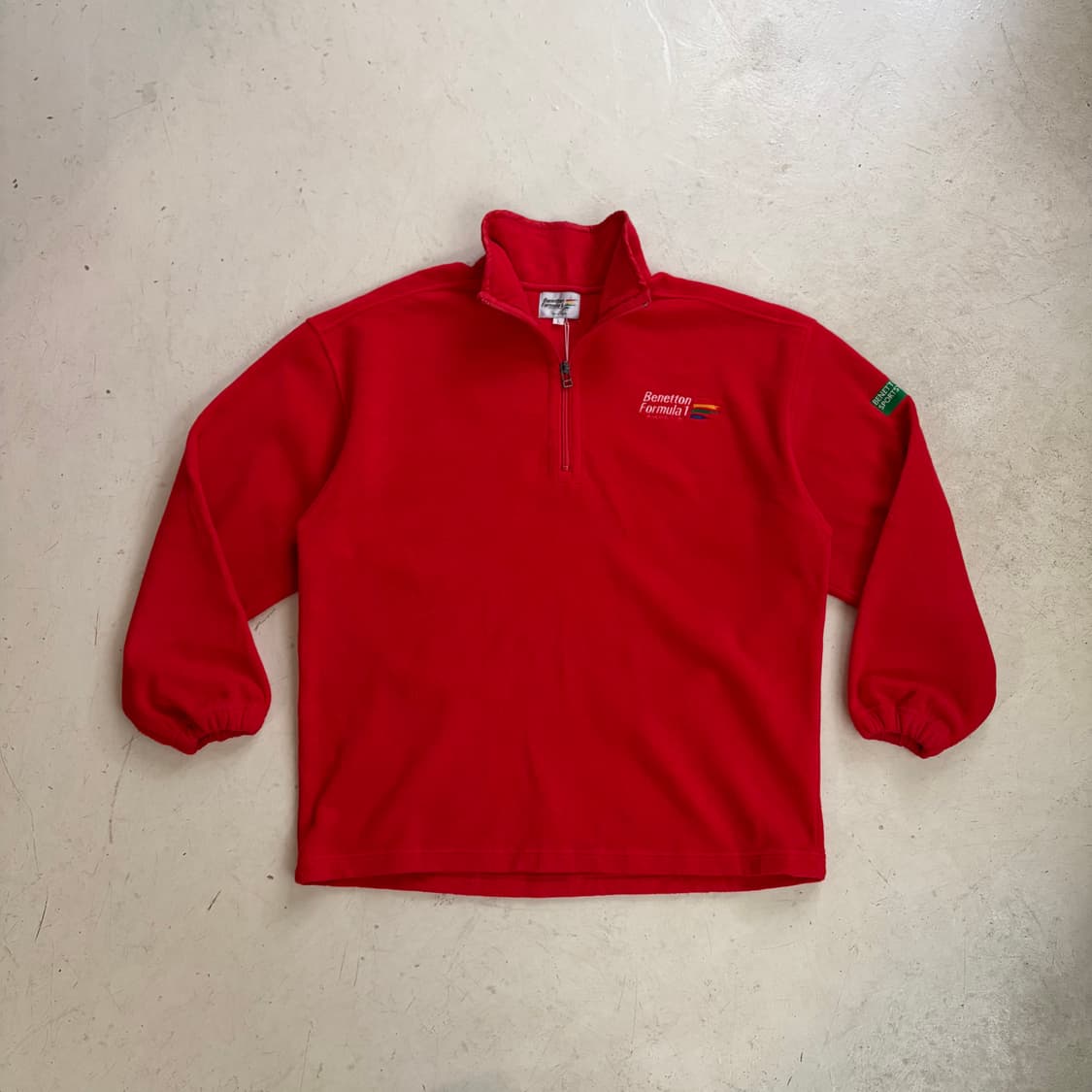 베네통 Formula 1 빈티지 풀오버 플리스 L 상품이미지1