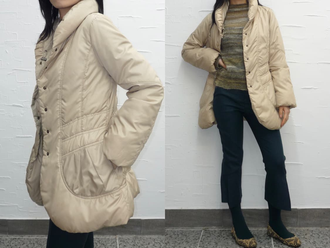 yellow beige lined jumper 상품이미지2