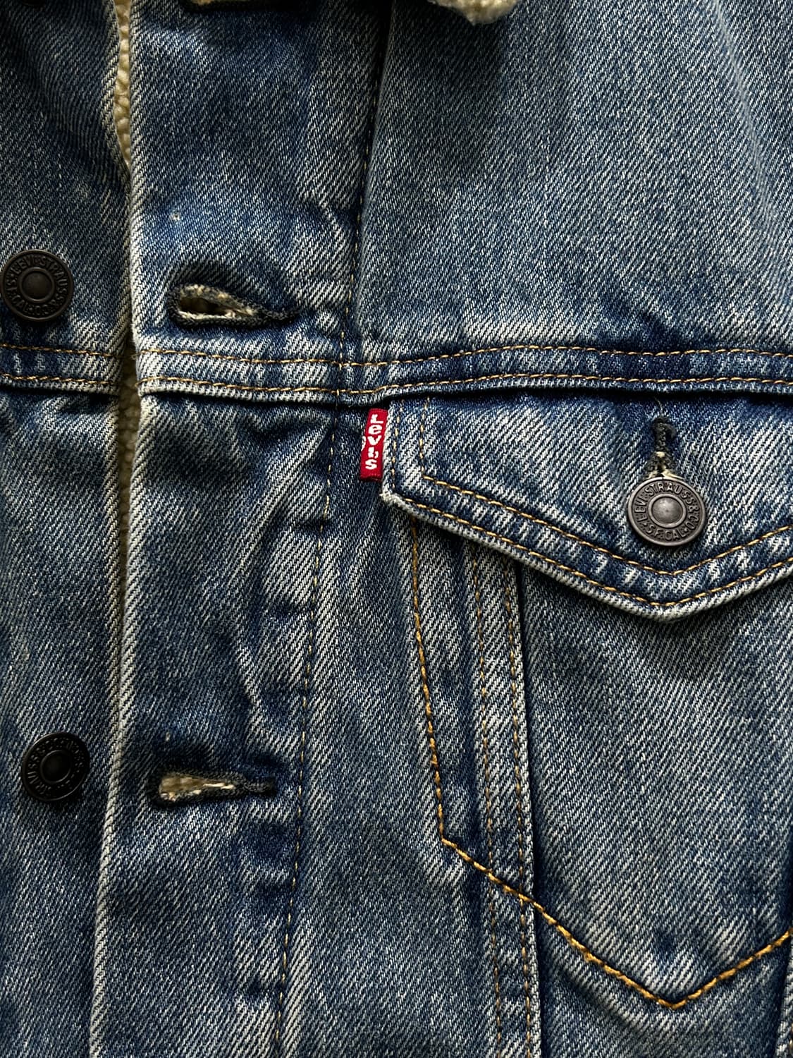 리바이스 쉐르파 데님자켓 청자켓 상품이미지5