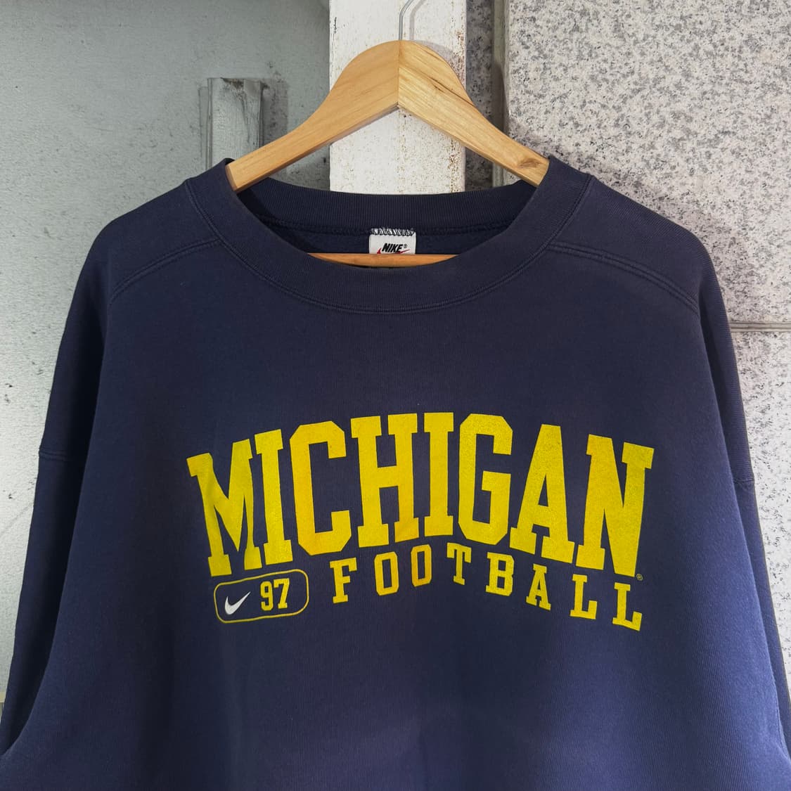 90s 나이키 USA 미시건 풋볼 로고 맨투맨 상품이미지4