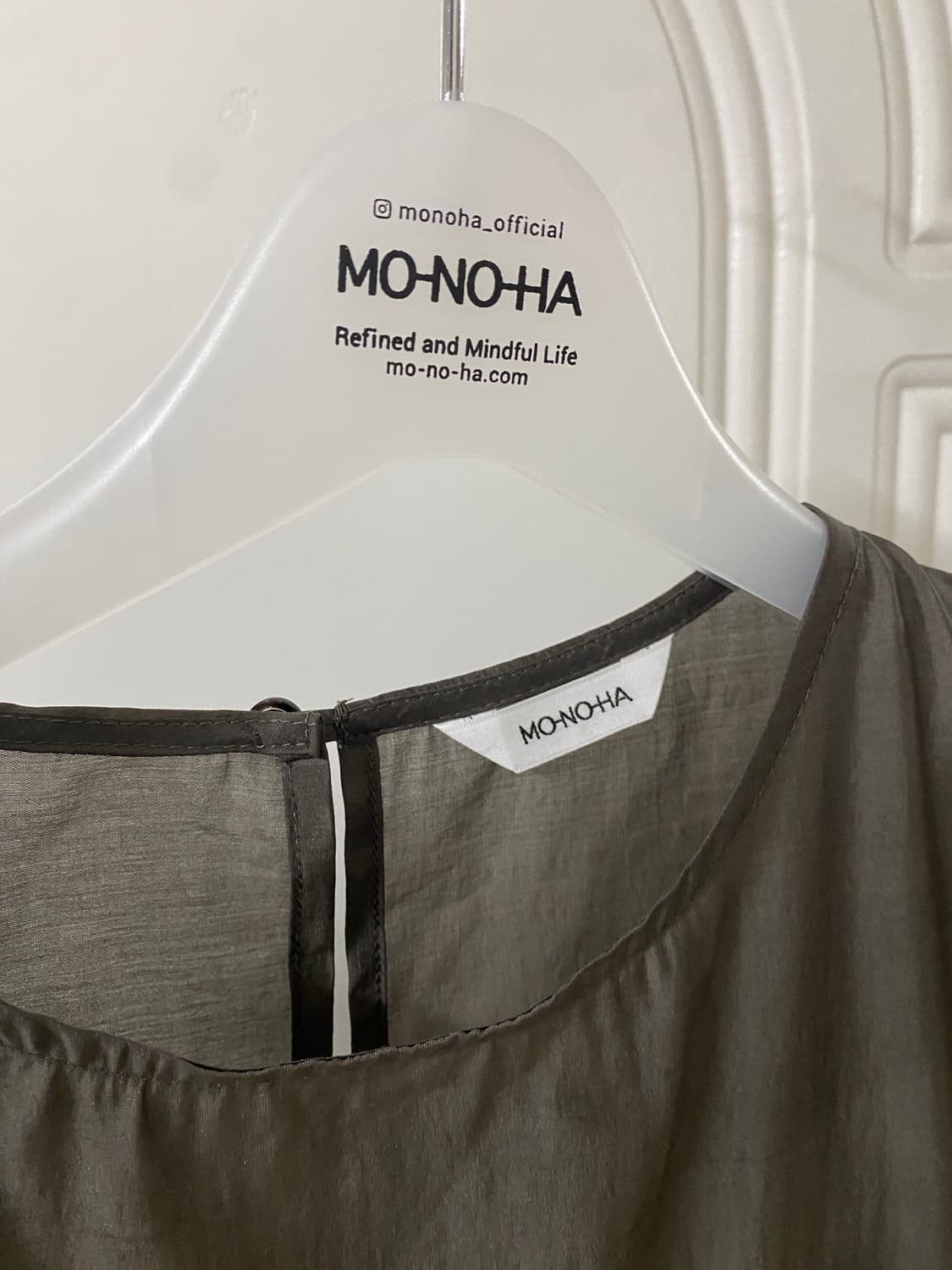 Monoha 모노하 셋업 브라운 상품이미지7