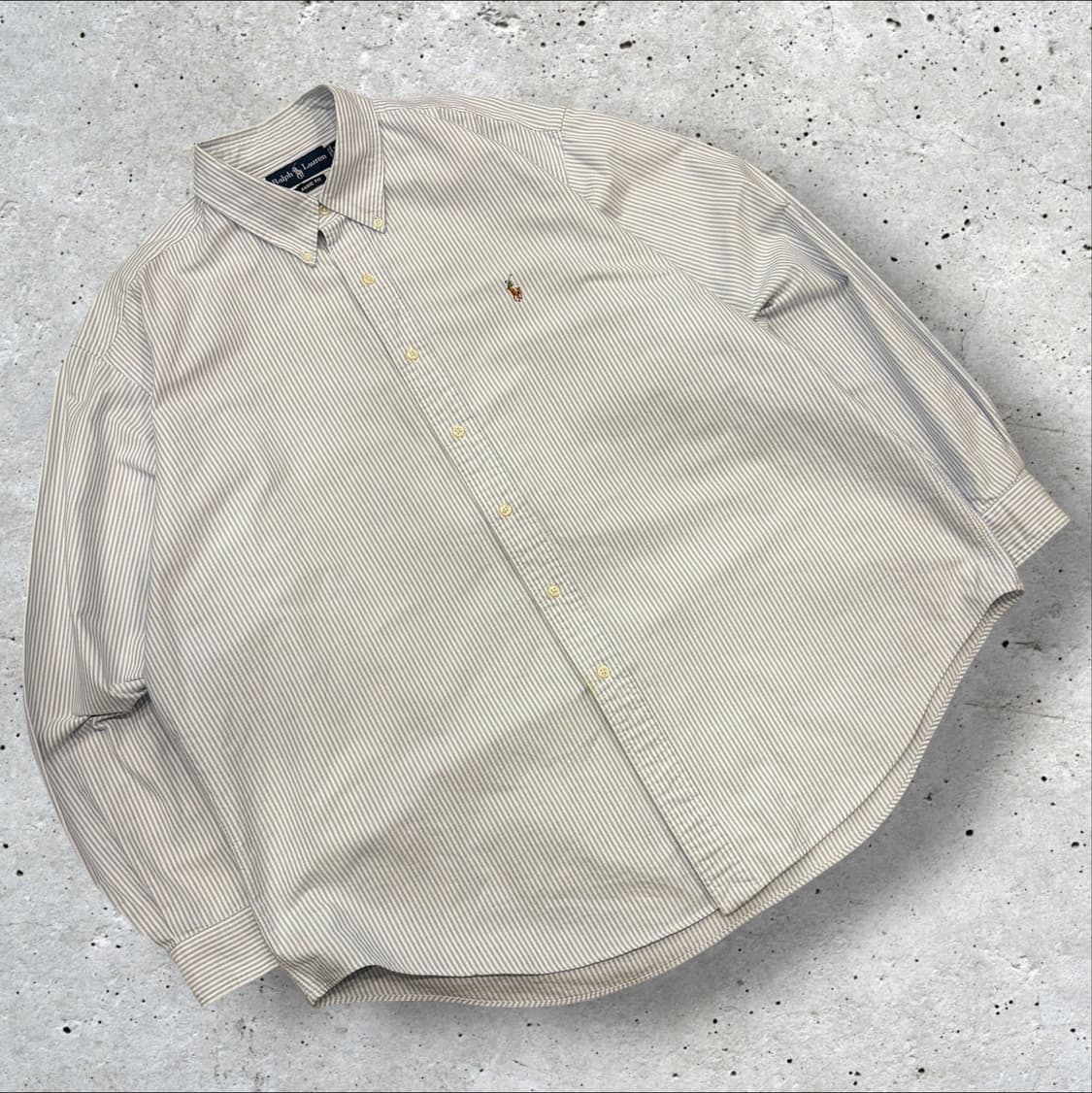 [2XL] 폴로랄프로렌 클래식핏 스트라이프 셔츠 D985 상품이미지1