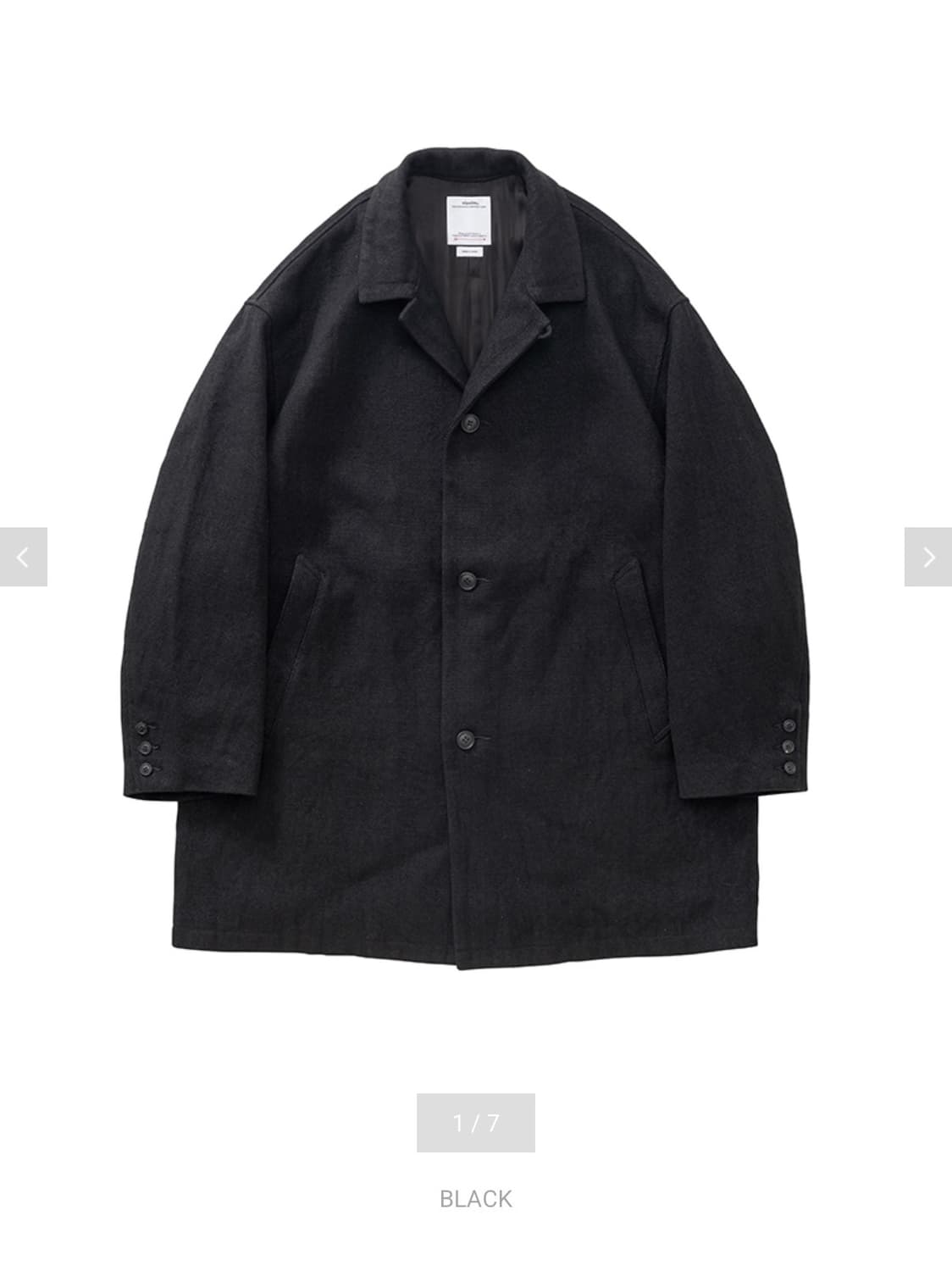 26ss mies coat black 상품이미지1