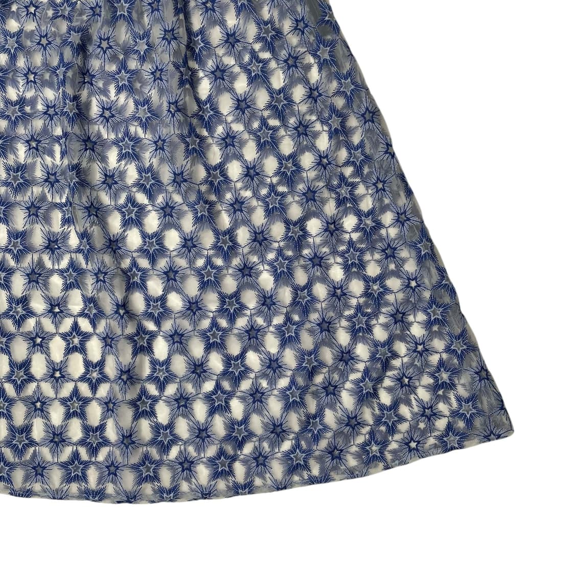 Queens court 시스루 별 자수 스커트 상품이미지3