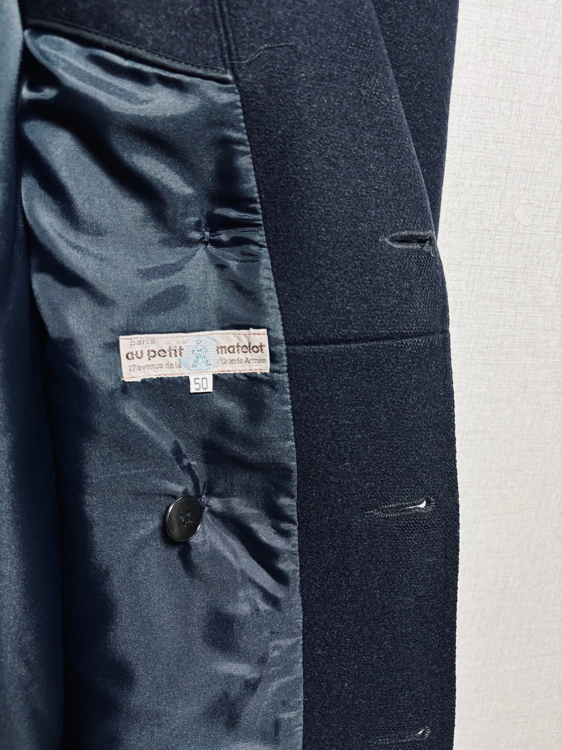 (프랑스) Au Petit Matelot 더블버튼 네이비 피코트 상품이미지4