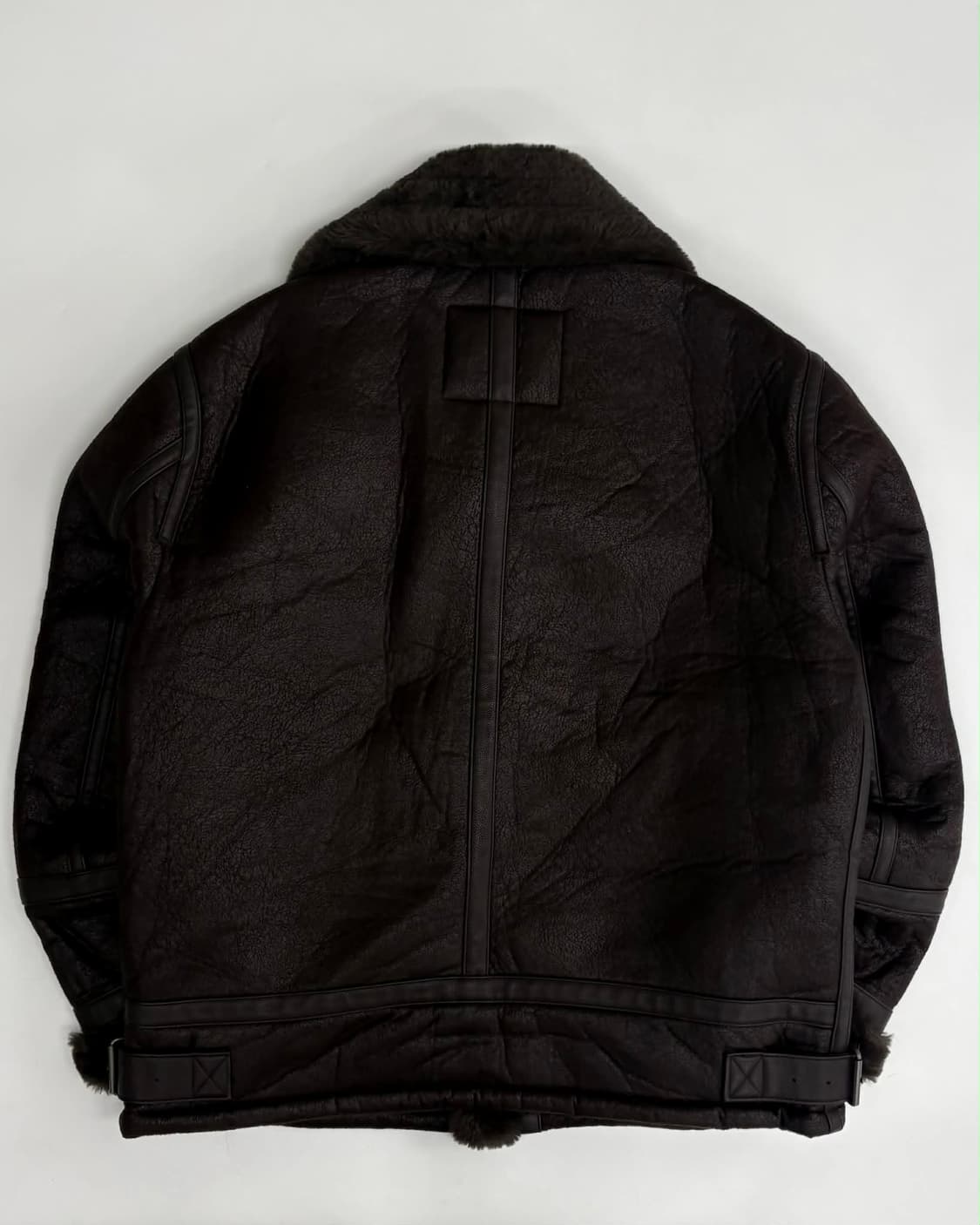 [L] 버커루 하이넥 빈티지 무스탕 자켓 상품이미지2