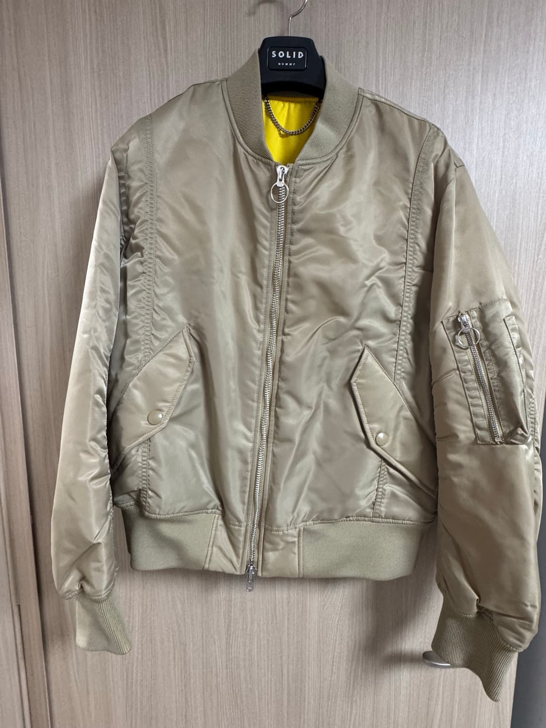 솔리드옴므 20fw 마원 점퍼 s급 46사이즈 상품이미지1